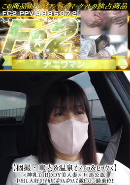 【個撮・車内&温泉でフェラ&セックス】