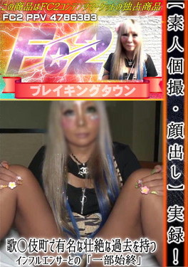 【素人個撮・顔出し】実録！歌◯伎町で有名な壮絶な過去を持つインフルエンサーとの「一部始終」